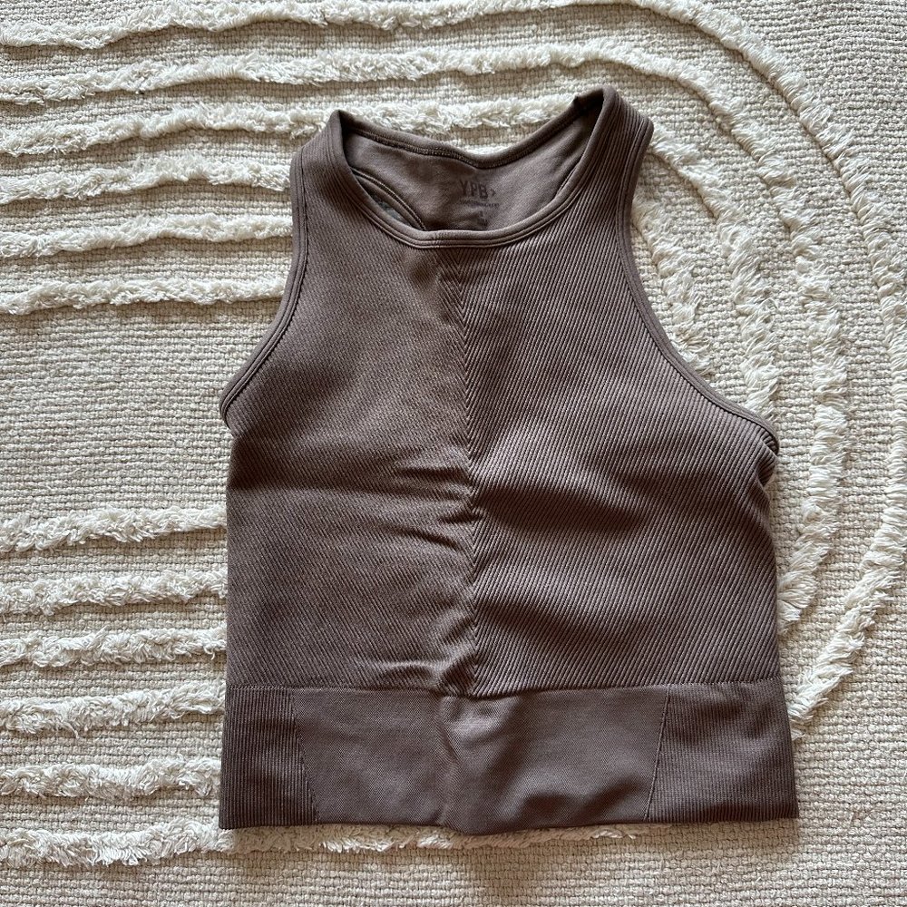 NEW WITH TAGS!! Abercrombie YPB Taupe Athletic Tank